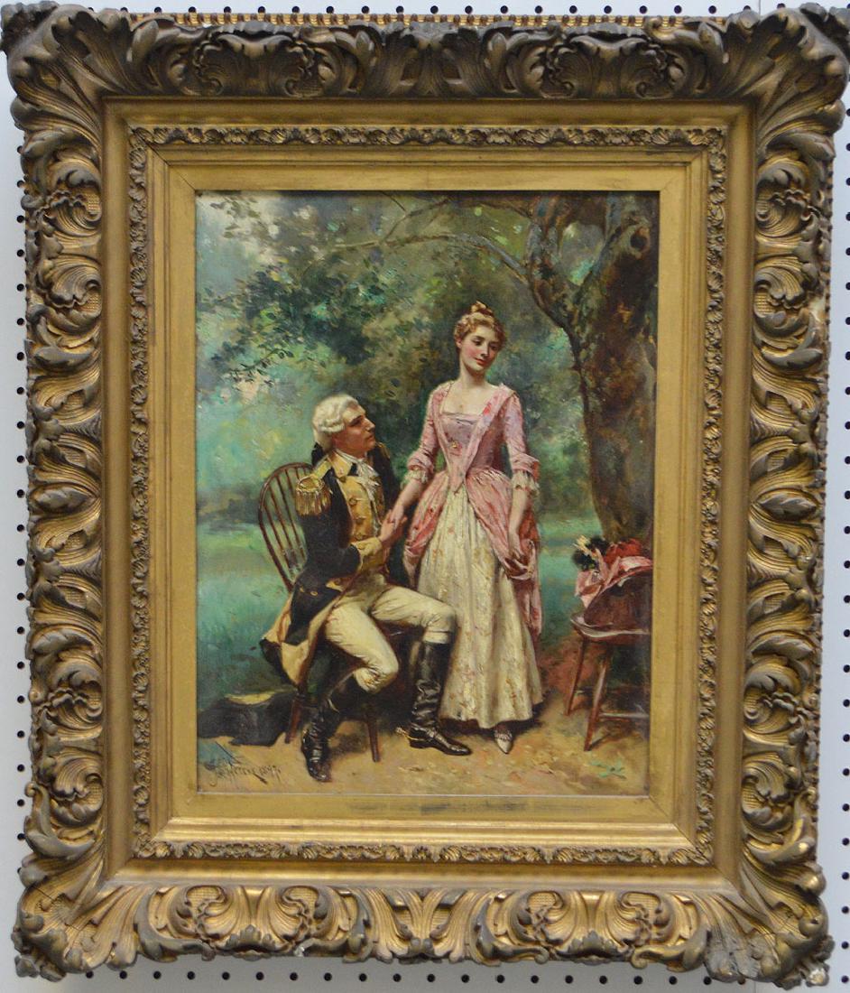 Jean Leon Gerome Ferris (AMERICAN, 18631930) oil on