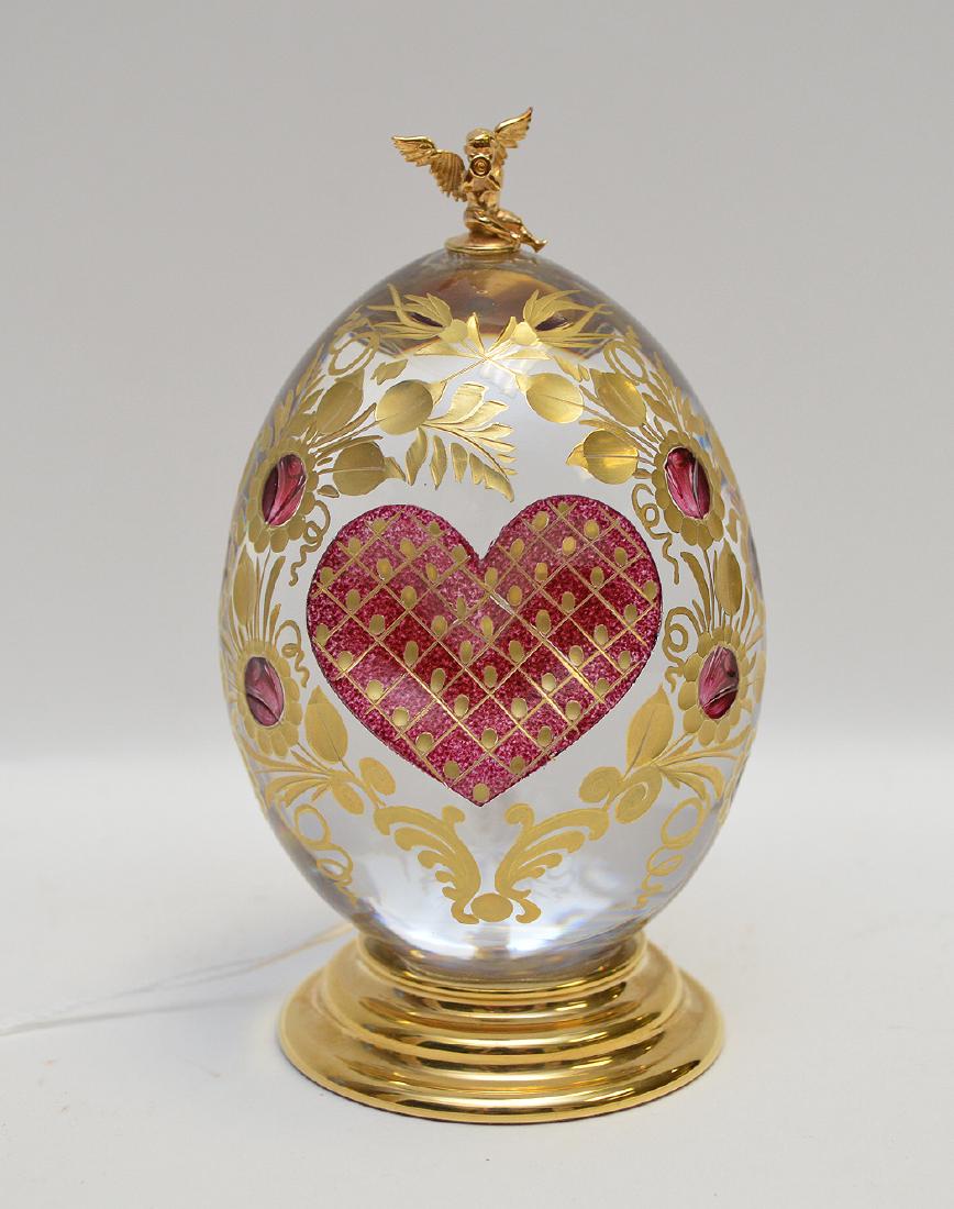 Faberge J' Adore Egg, COA and original receipt for (1 of 6)