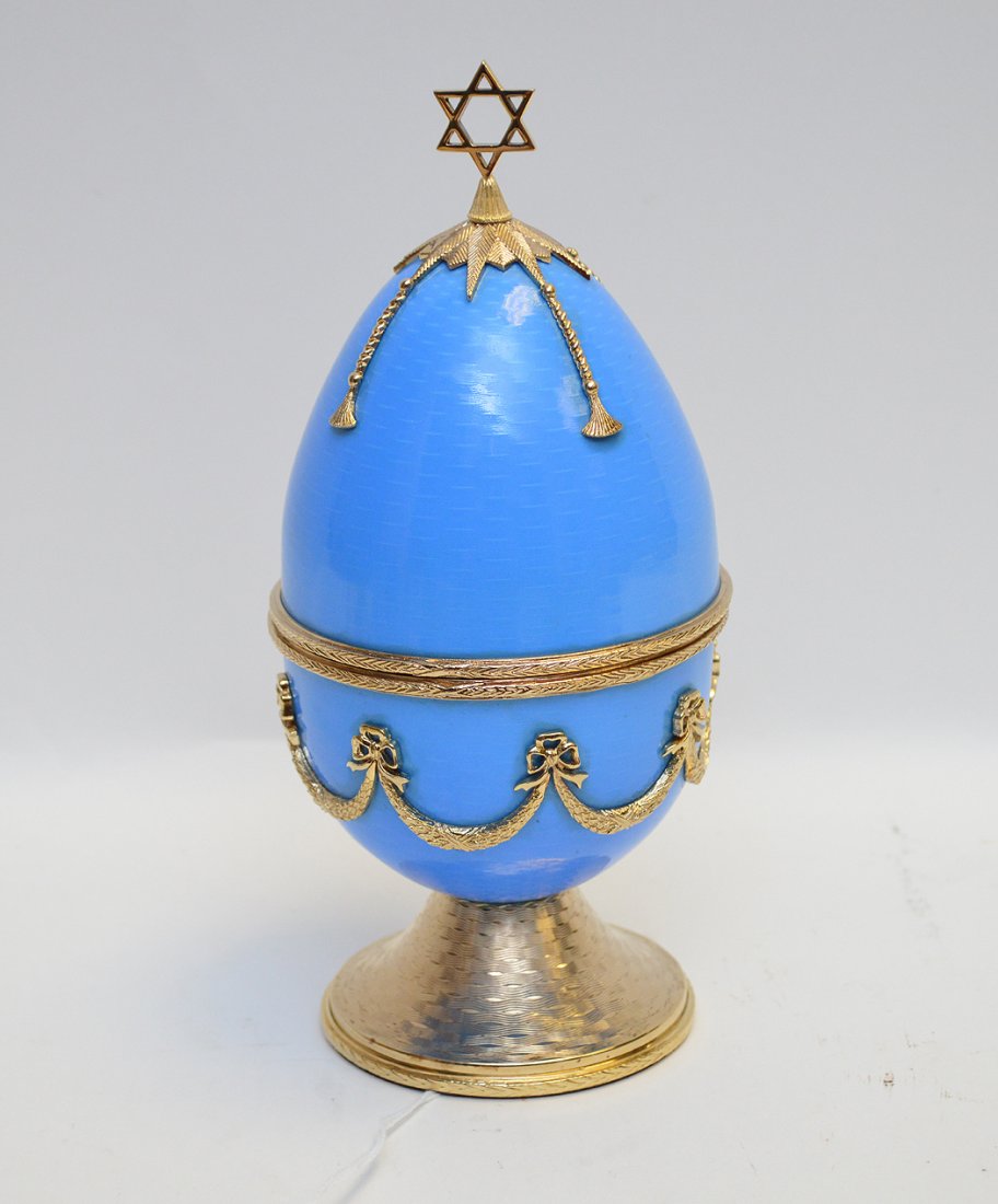 Faberge Enamel "60th Anniversary Egg", COA and original (1 of 9)