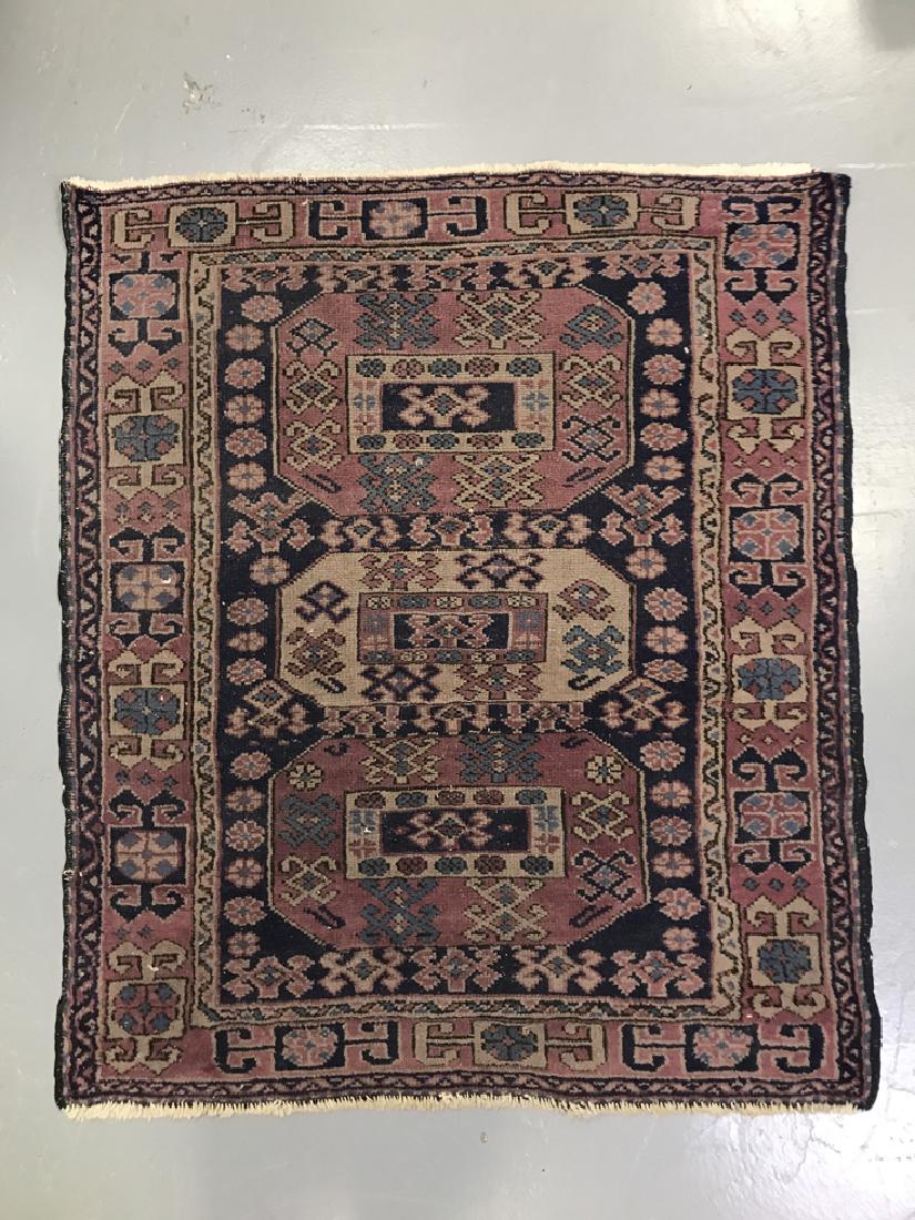 Caucasian type Rug, 3.2 x 3.8 inches (1 of 2)