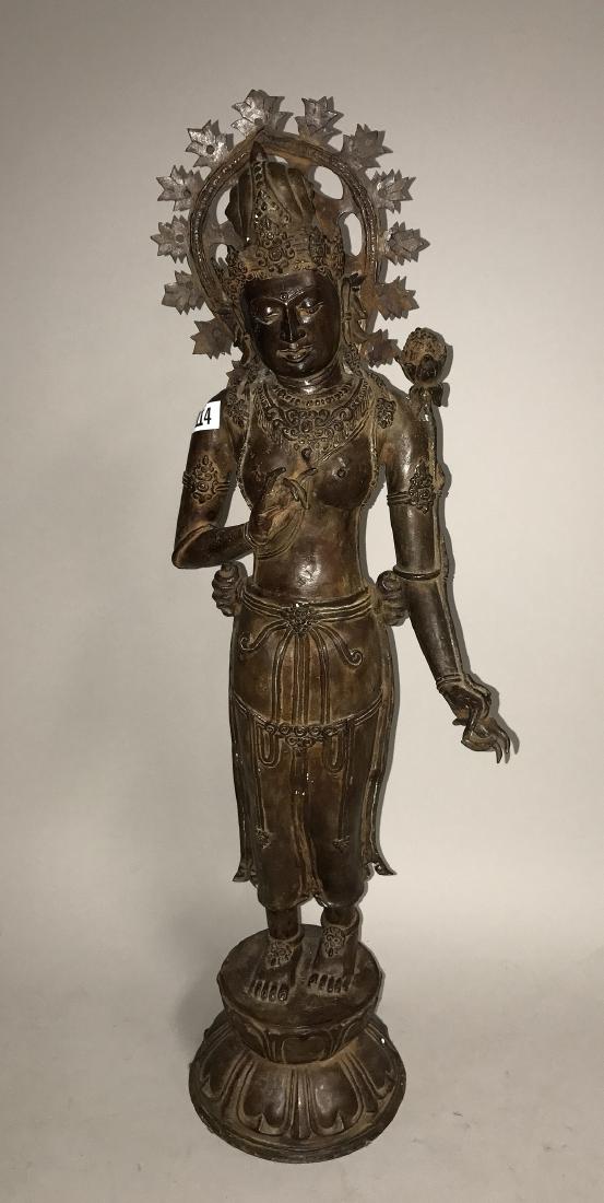 Thai carved figure, 38h (1 of 3)