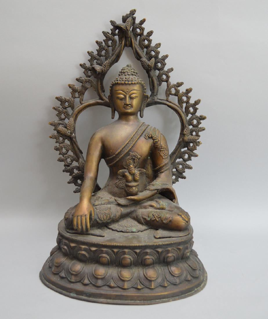 Seated Asian Deity, 10 1/2h (1 of 5)
