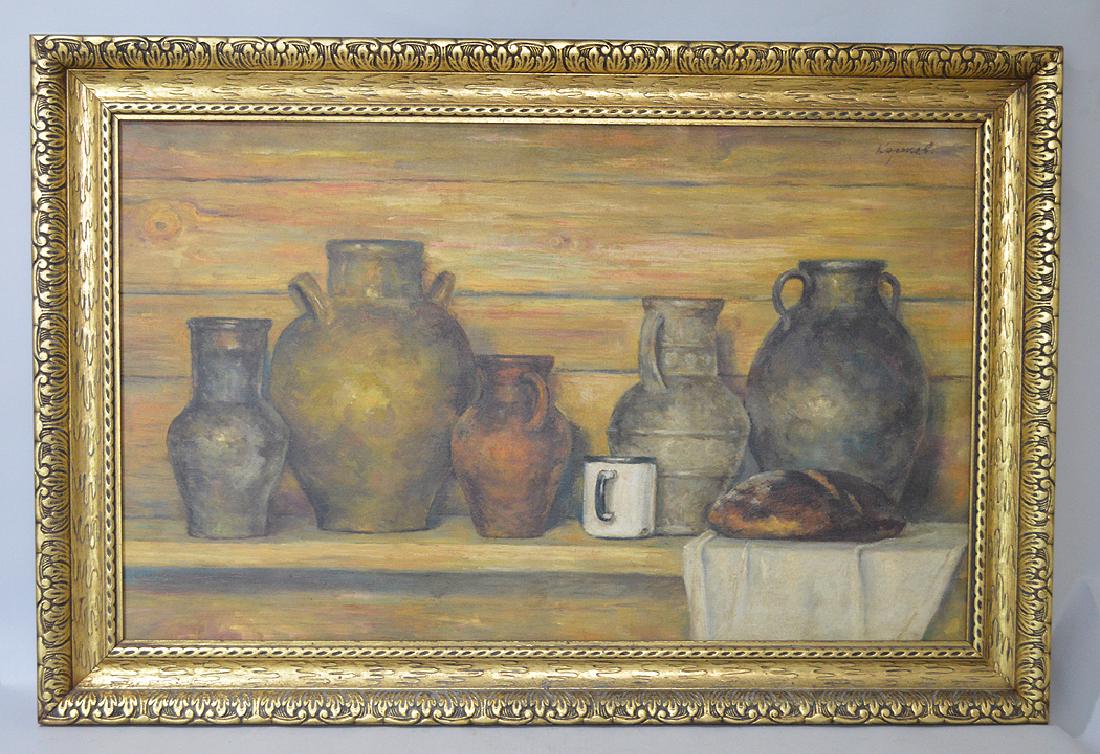 Russian Painting oil on canvas, Attributed to Eli (1 of 6)