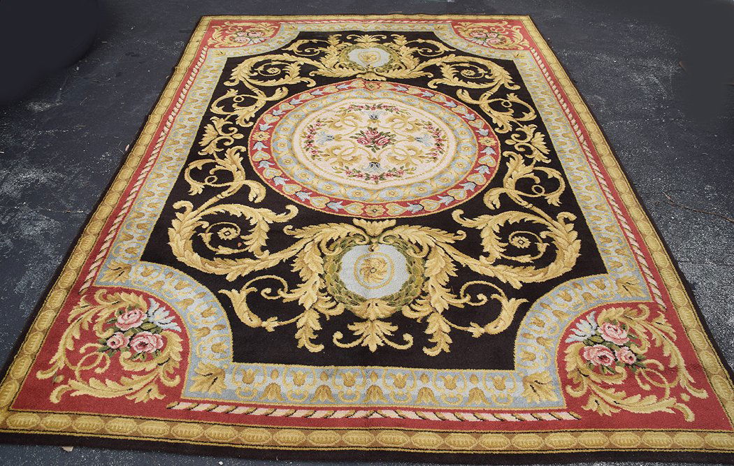 Large French style Room size Rug, 13.6 x 9 feet (1 of 5)