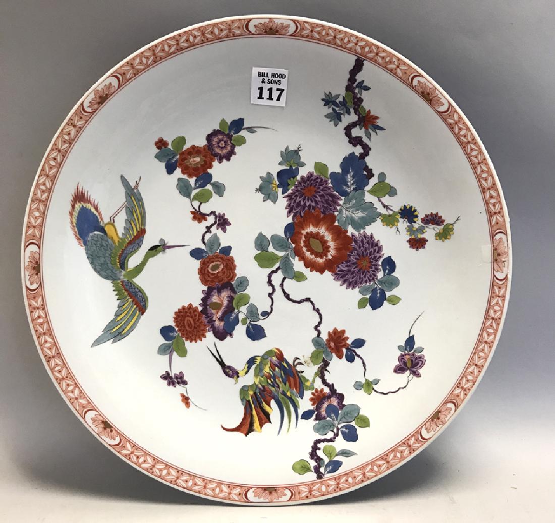 Meissen Porcelain Charger with bird and floral (1 of 3)
