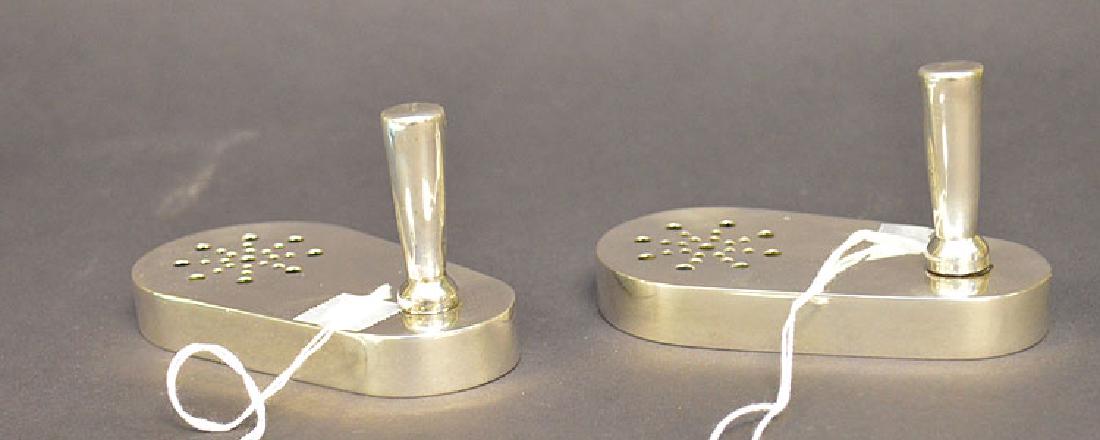 2 Tiffany Sterling Noise Makers.  Both marked Tiffany & (1 of 4)