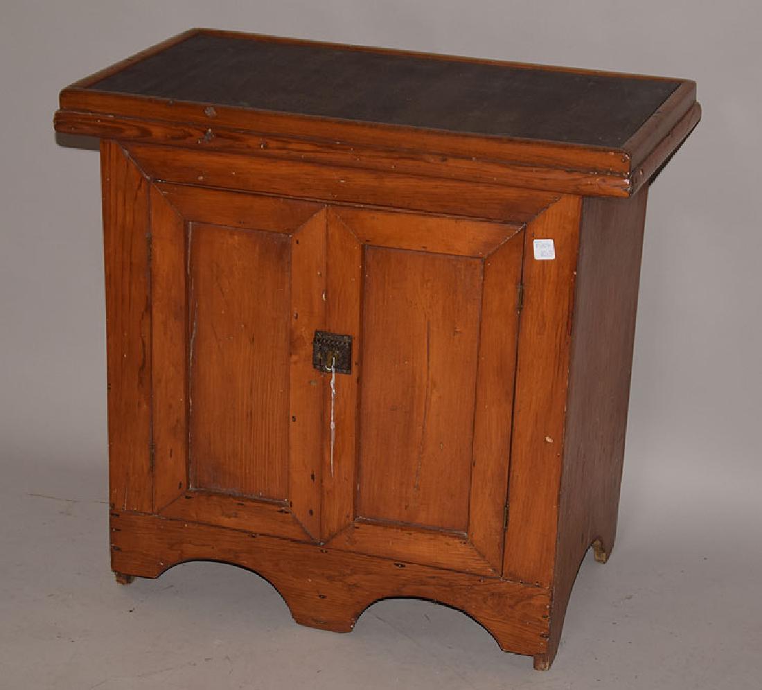American pine 2 door cabinet, 19th c, 29 1/2"h x 30"w x (1 of 6)