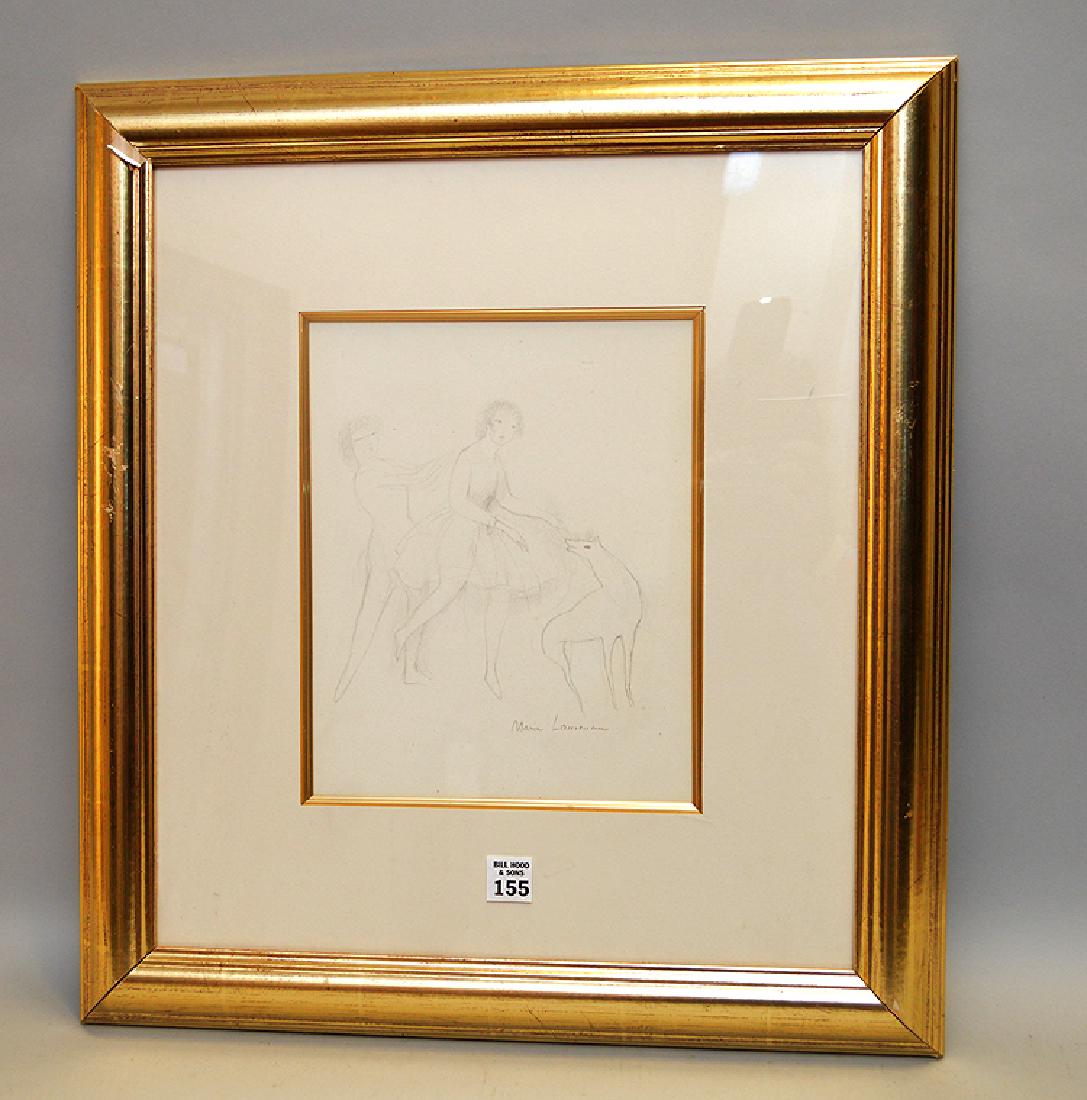 Marie Laurencin (FRENCH, 1883-1956) Pencil drawing, (1 of 4)