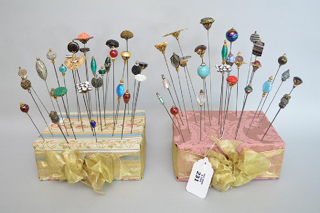 Collection of assorted vintage hat pins (1 of 3)