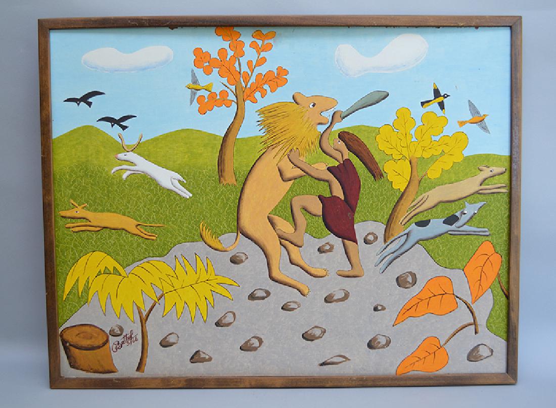 Jean-Baptiste Bottex. (1918-1978 Haitian).”Daniel in (1 of 5)