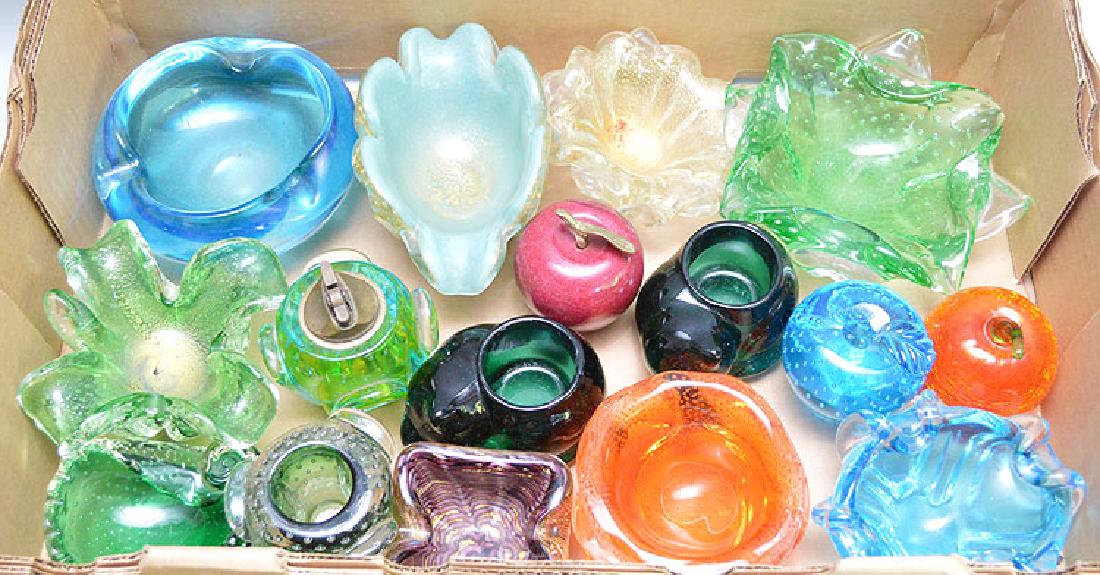 Murano and others mixed glass lot, 16pcs. (1 of 8)