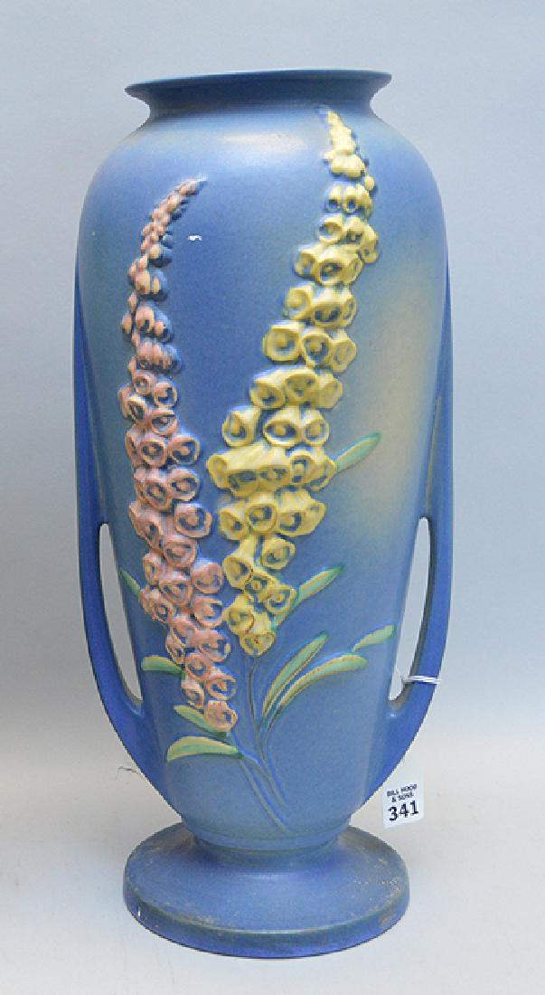 Roseville tall American pottery vase, 18 3/4"h (56-18) (1 of 2)
