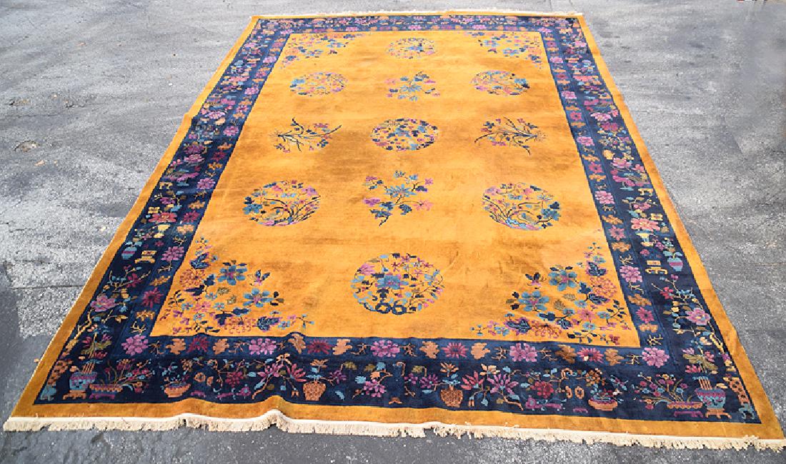 Large Chinese Carpet, 17' x 5 in. x 12 ' 4in (1 of 9)