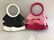 2 Moschino Leather Handbags, Vintage, Skirt-shaped, 5" - 2