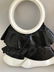 2 Moschino Leather Handbags, Vintage, Skirt-shaped, 5" - 4