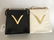 2 Stuart Weitzman Leather Crossover Purses (Black &