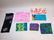 Lot of Seven Silk Shawls, Various Makers, Colors and