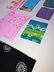 Lot of Seven Silk Shawls, Various Makers, Colors and - 3