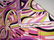 Lot of Three Scarves, Varioius colors patterns and - 6