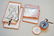 Lot of Tthree Hermes Silk Scarves, (1) Pink, Lt, Grey