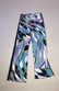 Emilio Pucci Pants, Rayon, Turquoise, Lavender, White