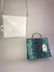 2 Charles Jourdan Handbags, (1) Teal, Seafoam, and