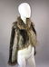Rabbit and Fox Fur Bolero Jacket, Extra Small Size,