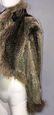 Rabbit and Fox Fur Bolero Jacket, Extra Small Size, - 4