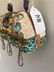Hand Beaded Mary Frances Handbag with Tan Suede with - 2