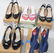 Lot of Five Pairs of Vintage Ladies' Shoes (US) Size 5, - 2