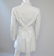 Vintage Vera Pelle White Leather Coat, with 2" Wide - 3