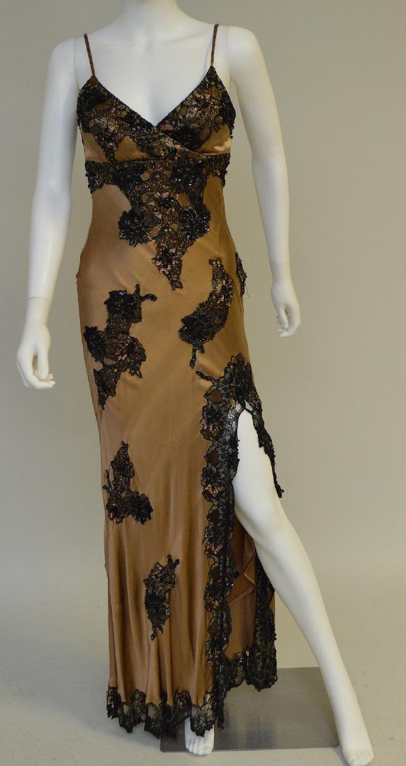Vintage Sue Wong Long Silk Evening Gown circa 1999, (1 of 5)