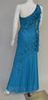 Vintage Sue Wong Long Silk Evening Gown circa 1999, - 3
