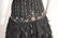 Vintage Sue Wong Silk Cocktail Dress circa 1999, Black, - 5