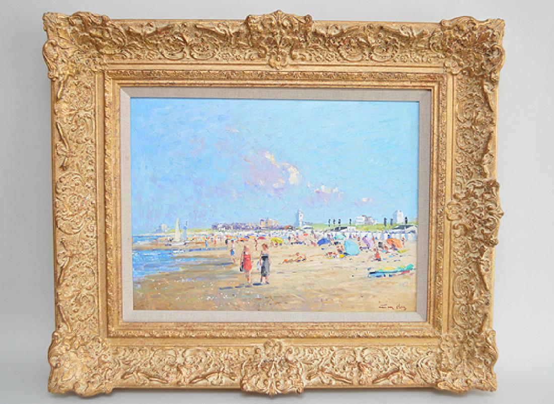 Niek van der Plas (Dutch, b. 1954) oil on beveled wood (1 of 8)