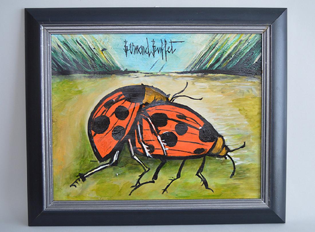 Attributed to:  Bernard Buffet (FRENCH, 1928-1999) oil (1 of 6)