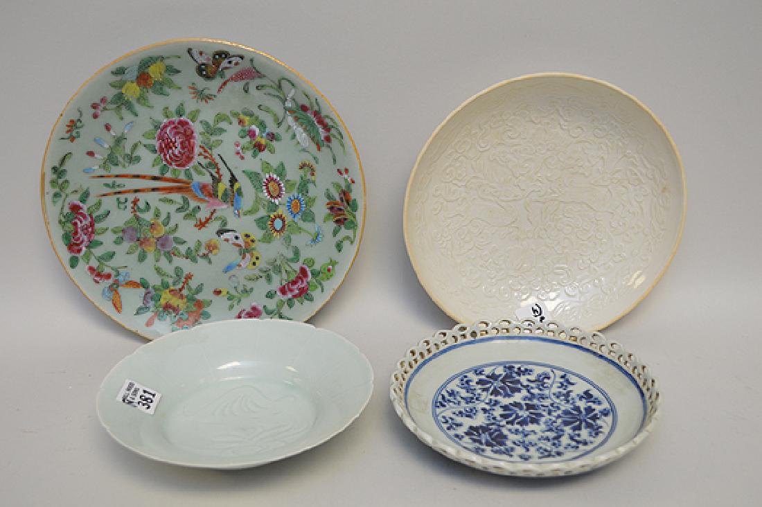 4 misc. Chinese bowls & plates (1 of 7)