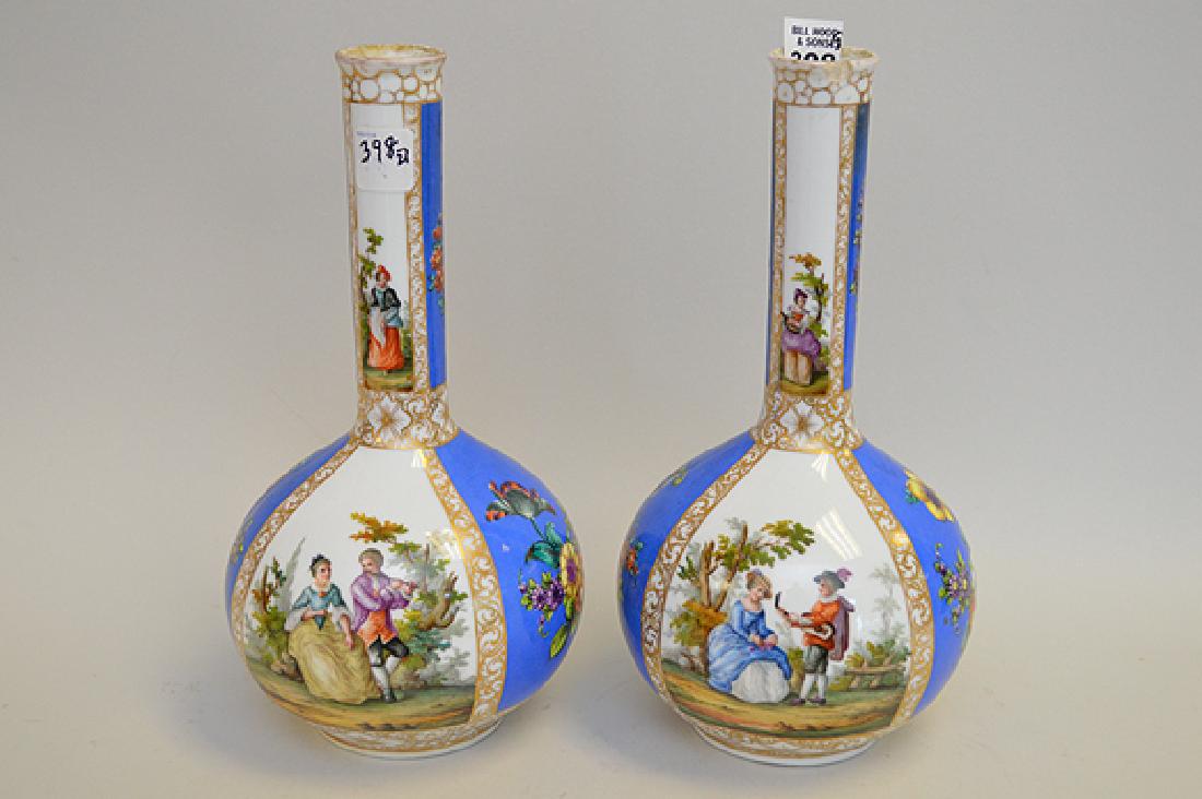 Pair of Helena Wolfsohn, Dresden, Porcelain Vases (1 of 7)