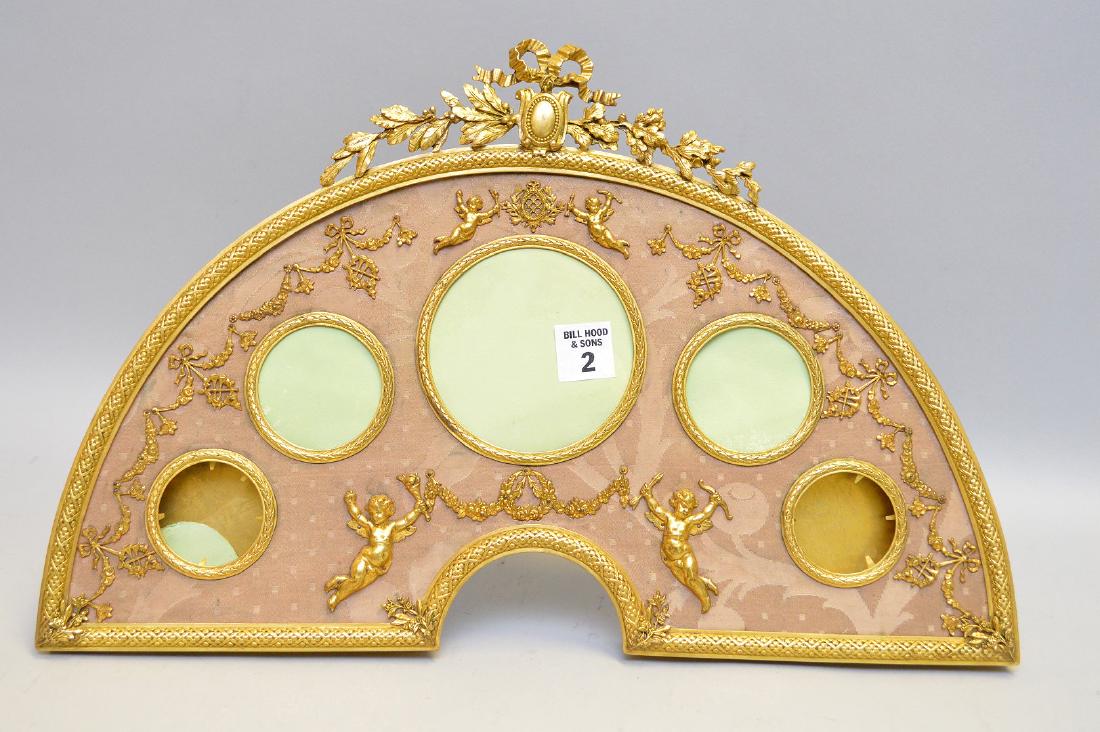 Antique French Gilt Metal Picture Frame.  Condition: (1 of 6)