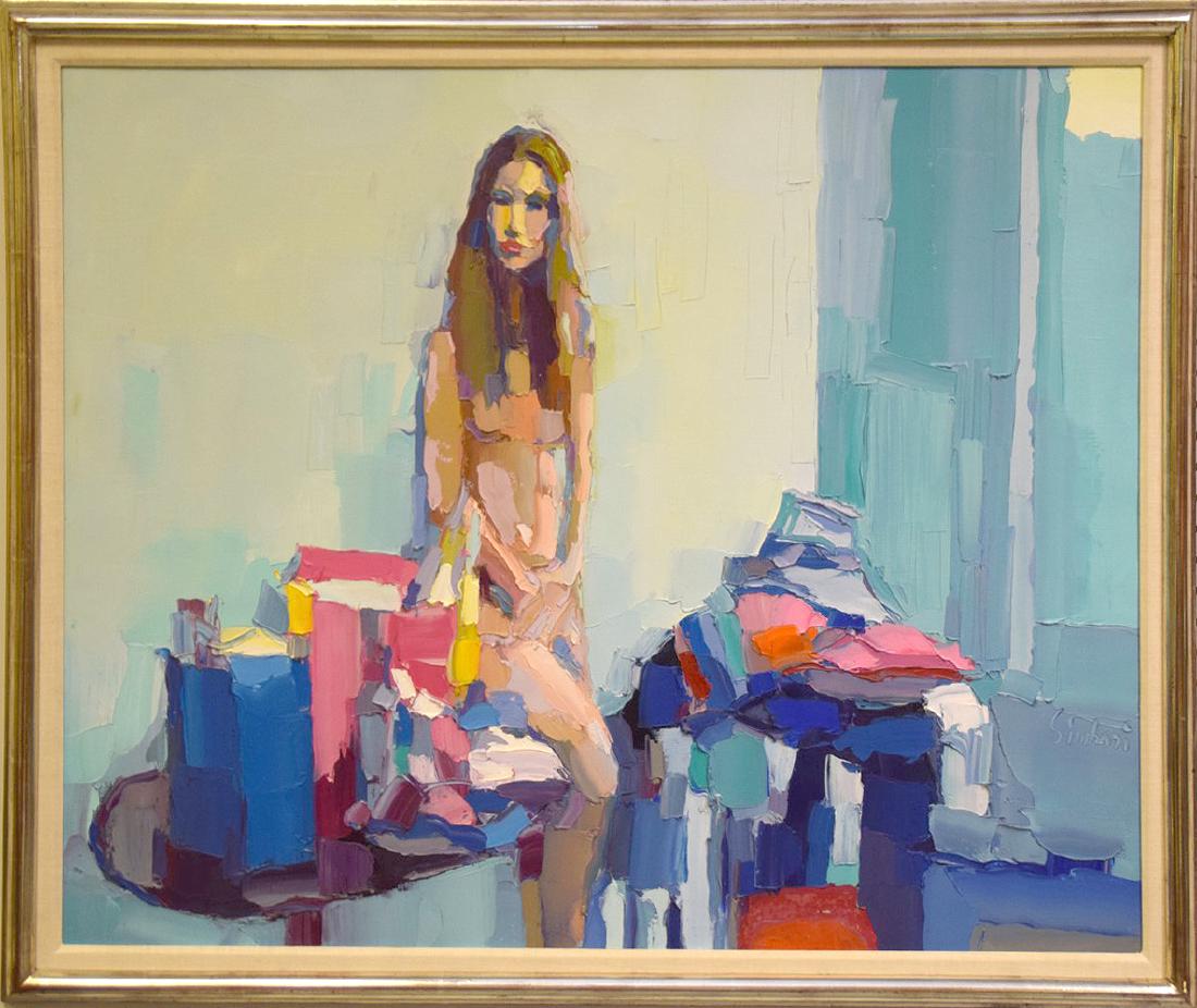 Nicola Simbari (ITALIAN, 1927-2012) oil on canvas, (1 of 5)