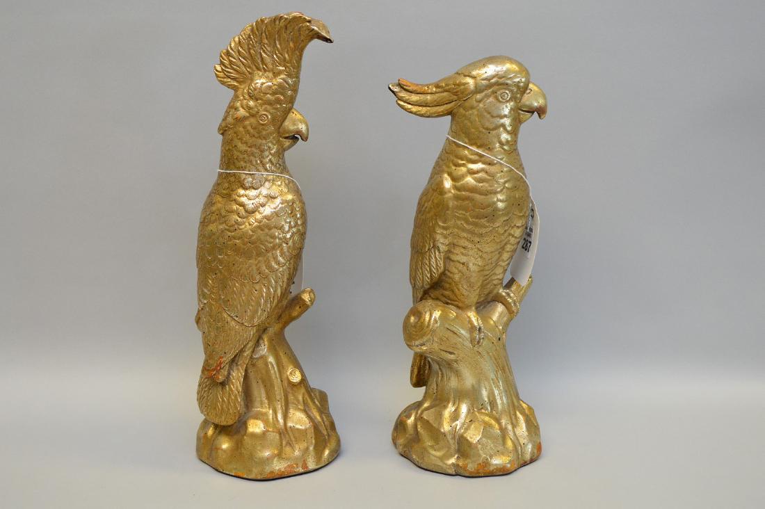 Pair of signed Borghese figures of parrots, 12 1/4"h (1 of 5)