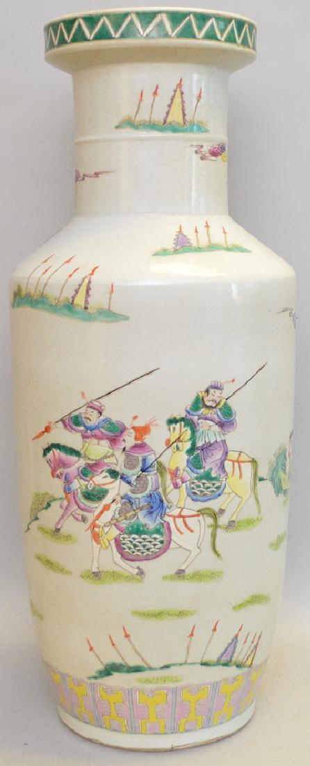 Large Chinese Porcelain Vase, with hand-painted Figures (1 of 6)