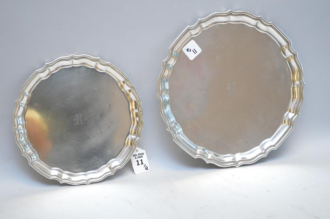 Two Reed & Barton Sterling Silver Cocktail Trays - (1 of 2)
