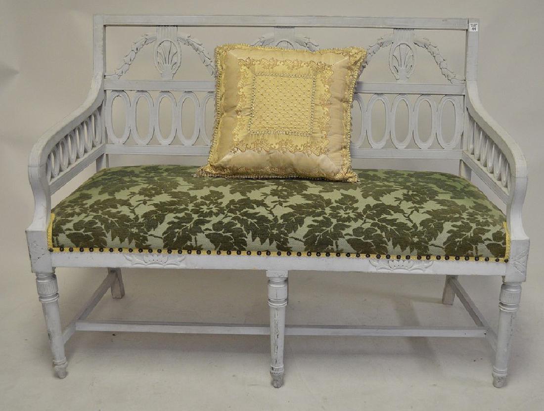 Hepplewhite style bench, wreath design sofa, circa (1 of 3)