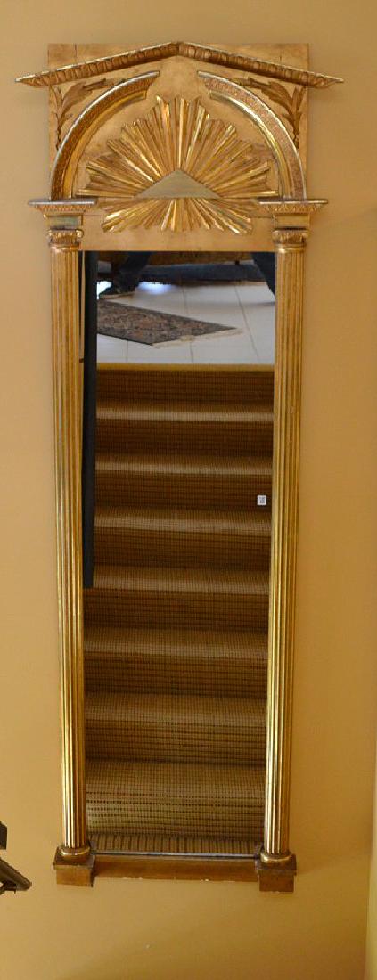 Victorian gold leaf pier mirror, circa 1870, measures (1 of 4)