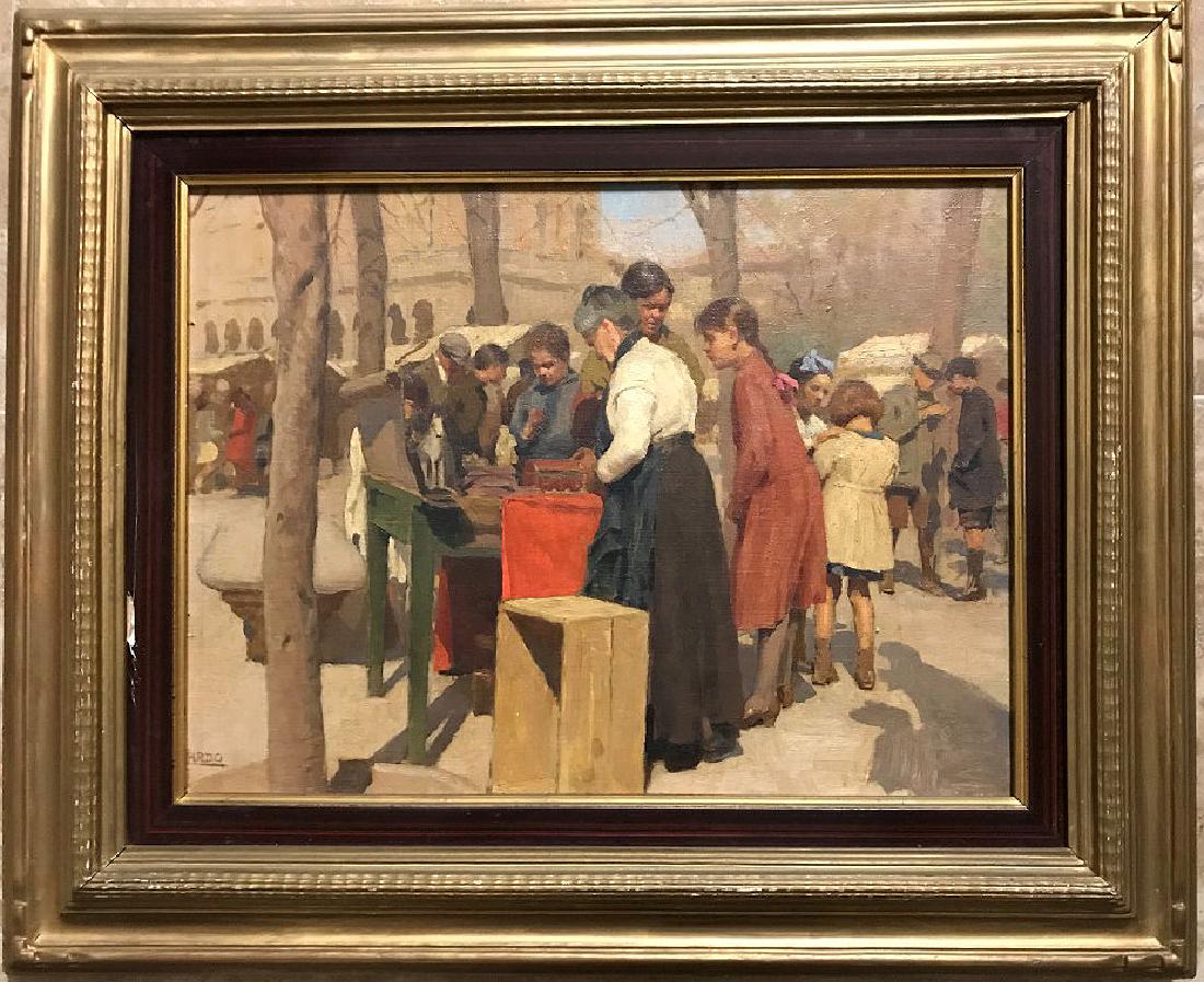 Alberto Zardo (ITALIAN, 1876–1959) oil on canvas, (1 of 6)