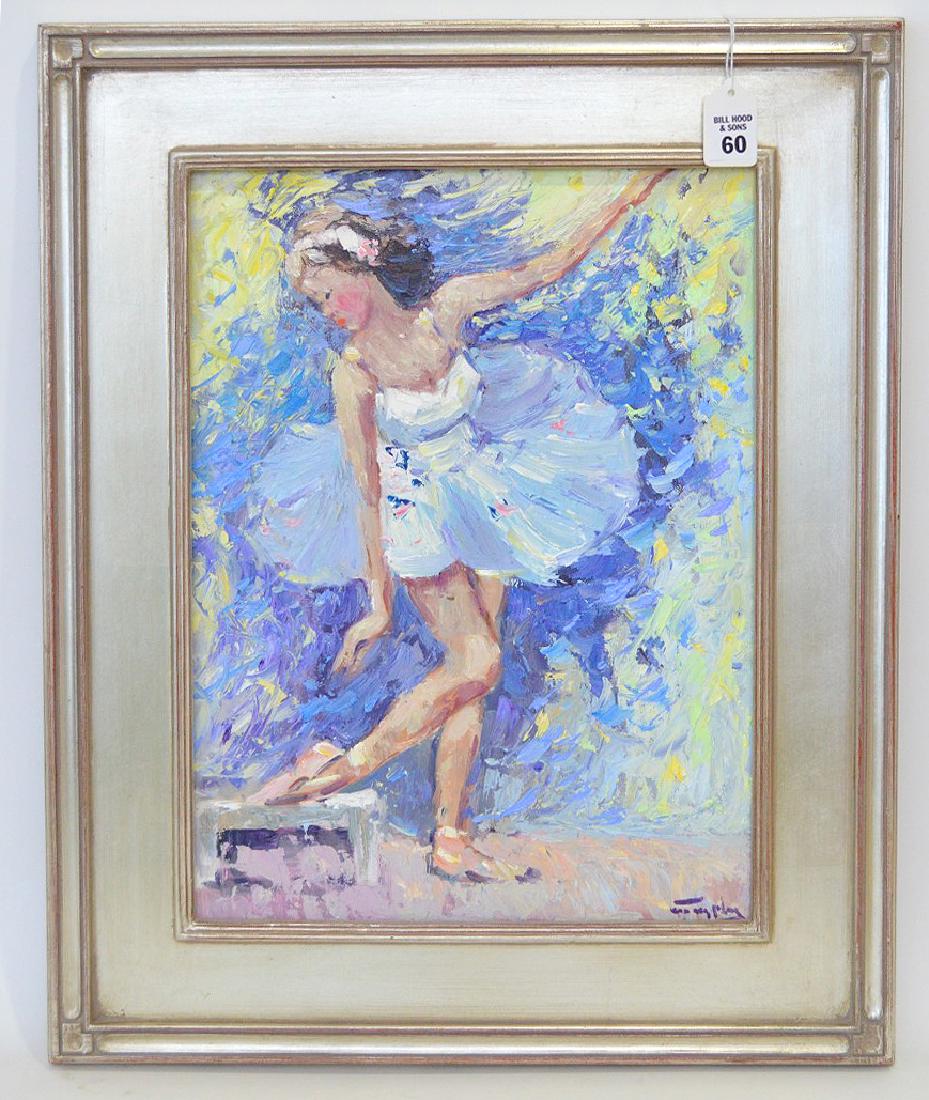 Niek van der Plas (Dutch, b. 1954), oil on panel, (1 of 3)