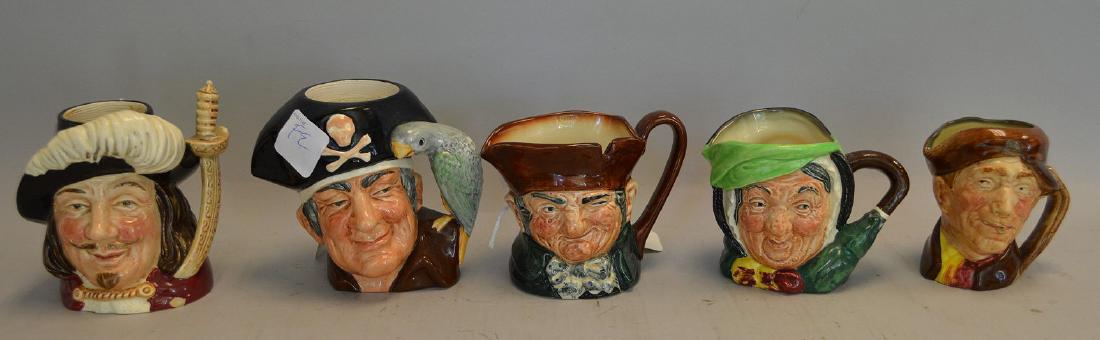 Five Medium Sized Royal Doulton Mugs 20th Century (1 of 9)