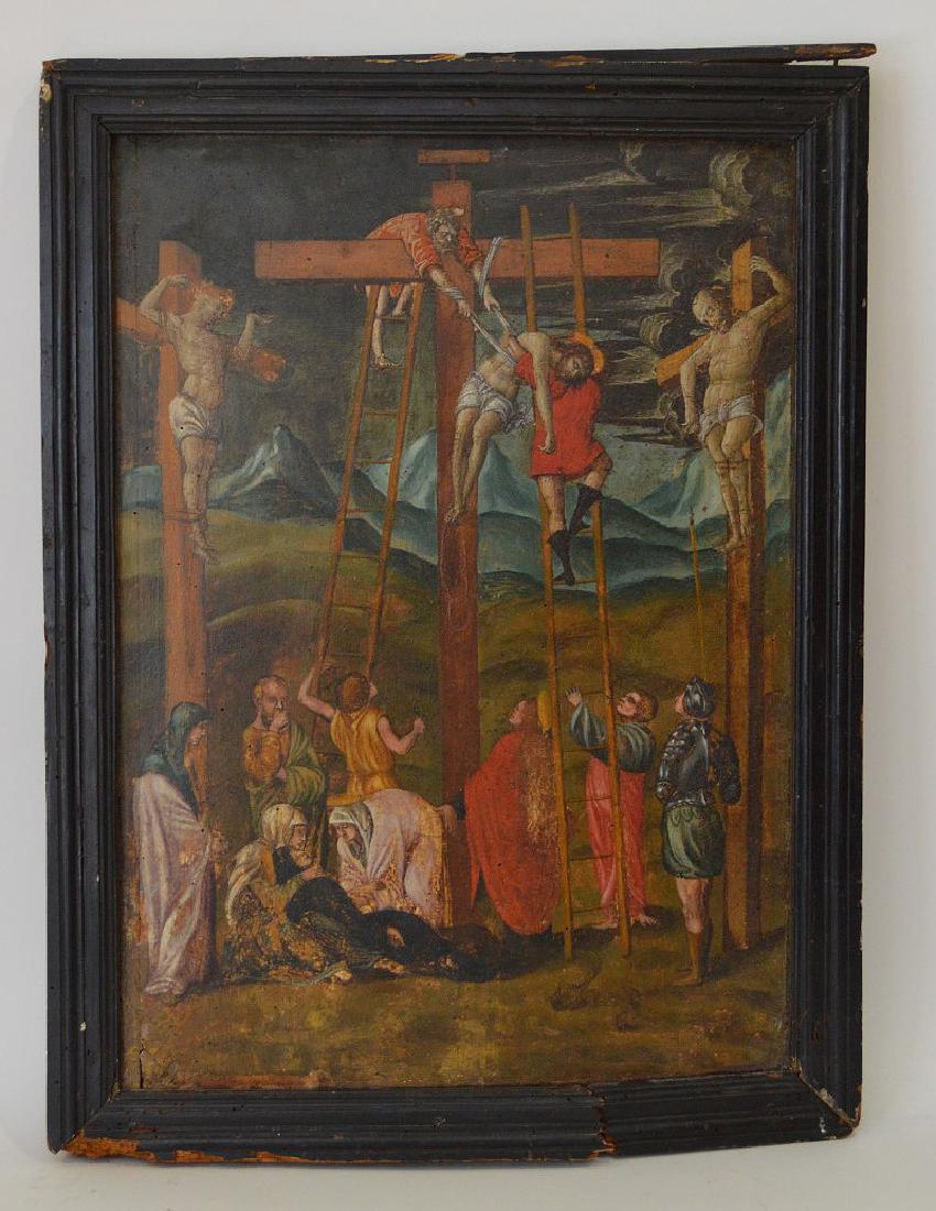 17/18th Century Italian School Painting on panel (1 of 8)