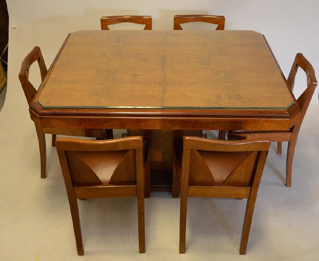 Vintage Deco Dining set, 2 buffets, table 6 chairs (1 of 20)